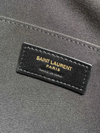 SAINT LAURENT PARIS leather patch on dark lining