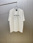 Givenchy graphic T-shirt, white crew neck short sleeves