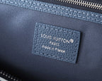 Louis Vuitton Paris leather patch reading 'made in France' on bag