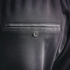 LV men's jogger pants side pocket with button closure, dark gray