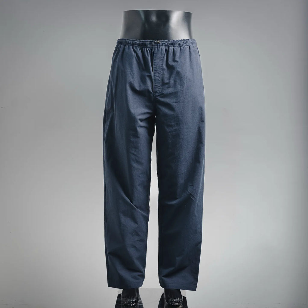 Prada Milano navy drawstring pants with elastic waistband and front pockets