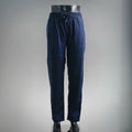 Prada pants in dark blue, elastic waistband with relaxed straight-leg fit