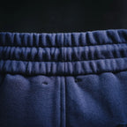 Prada blue elastic waistband with gathered knit texture