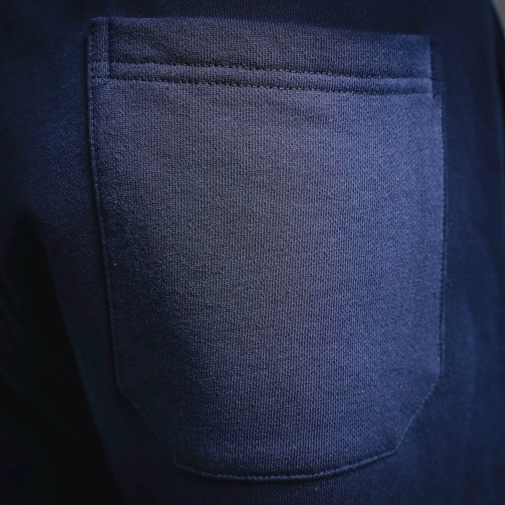 Prada blue shorts with front welt pocket