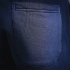 Prada blue shorts with front welt pocket