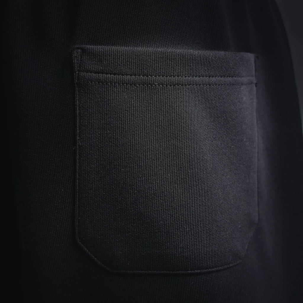Prada black shorts with front patch pocket