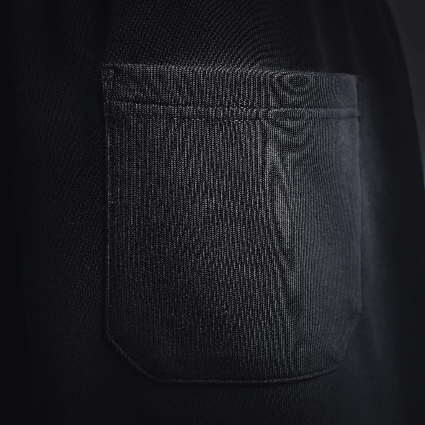 Prada black shorts with front patch pocket