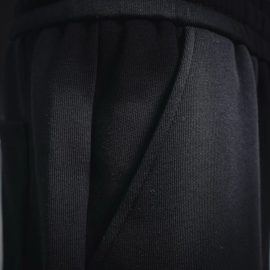 Prada black shorts with side seam detail