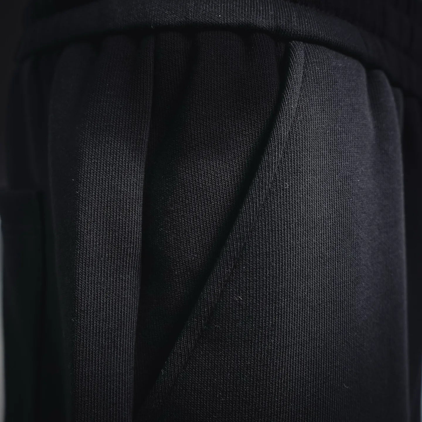 Prada black shorts with side seam detail