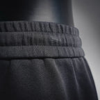 Prada black elastic waistband with stitched fabric texture