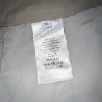 White shorts size label XL with Made in Italy care info