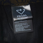 Prada RE-NYLON care label on black inner waistband, size and fabric info