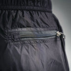 Prada black shorts with zip pocket and textured fabric
