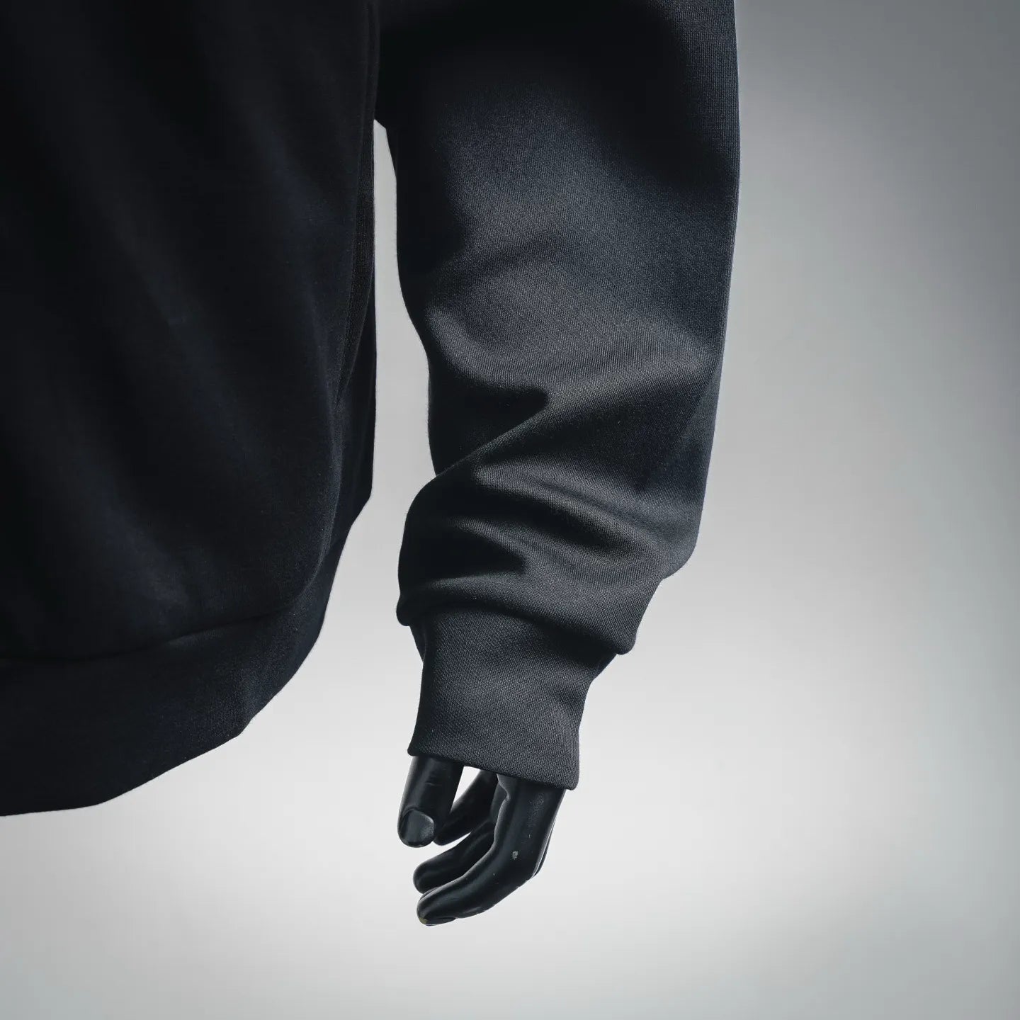 Prada dark jacket sleeve with elastic cuff