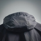 Prada hooded jacket with gathered hood and adjustable seam