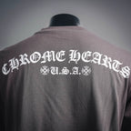 Long-sleeve mock-neck shirt back graphic with white text and U.S.A. emblem