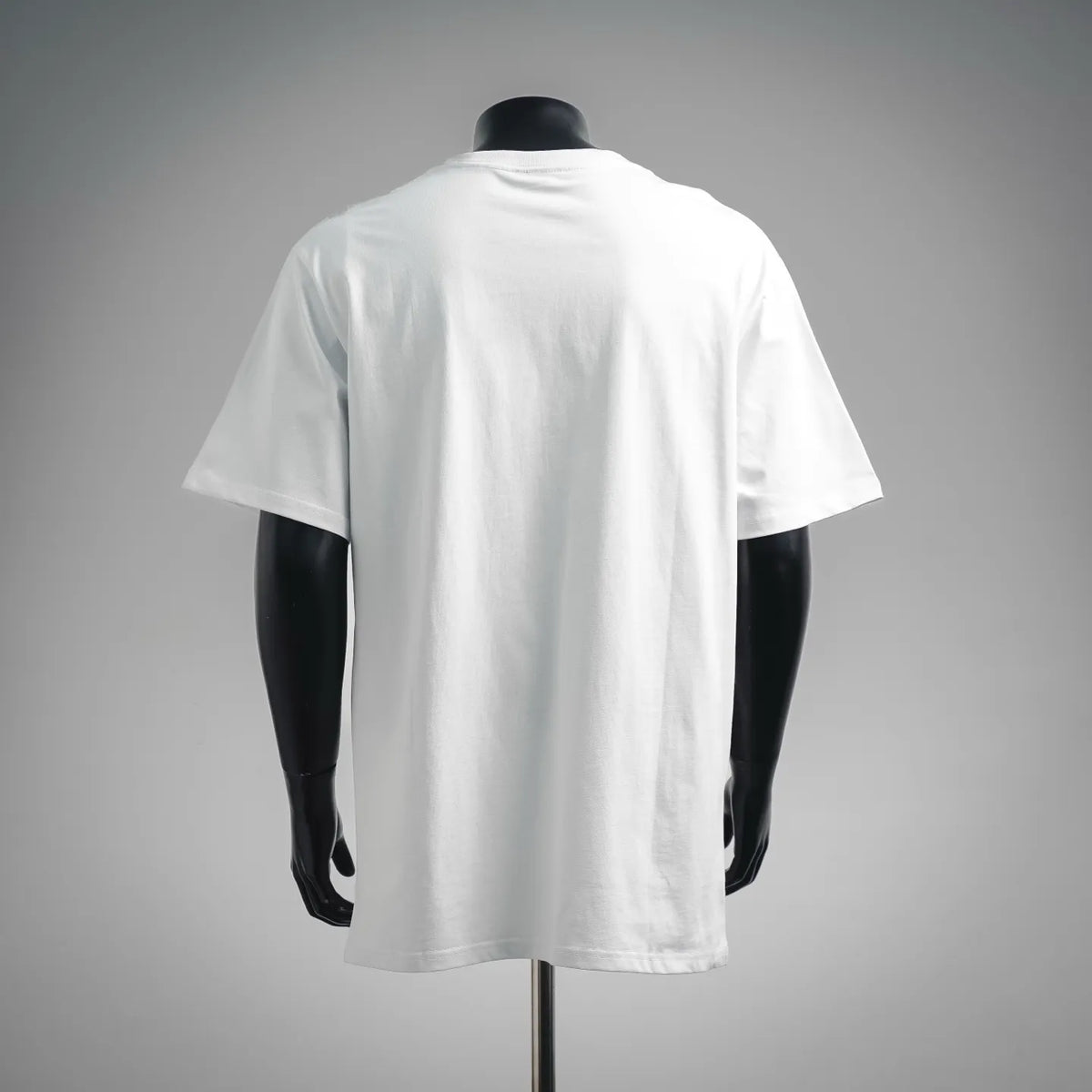 White Dior T-shirt, back view