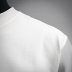 White Dior crewneck T-shirt shoulder and upper back seam detail