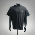 Black Dior short-sleeve T-shirt with CD logo on chest