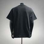 Black Dior short-sleeve T-shirt, back view