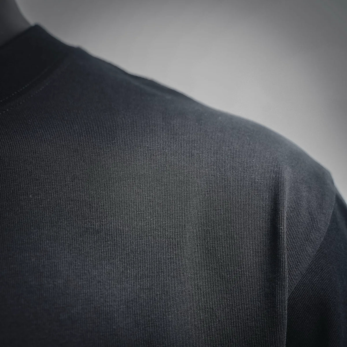 Dior T-shirt back panel close-up with seam stitching