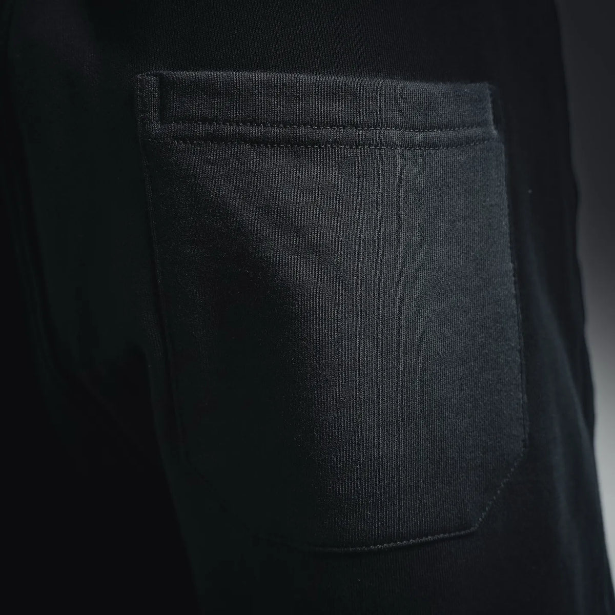 Dior black shorts with side pocket and stitched seam