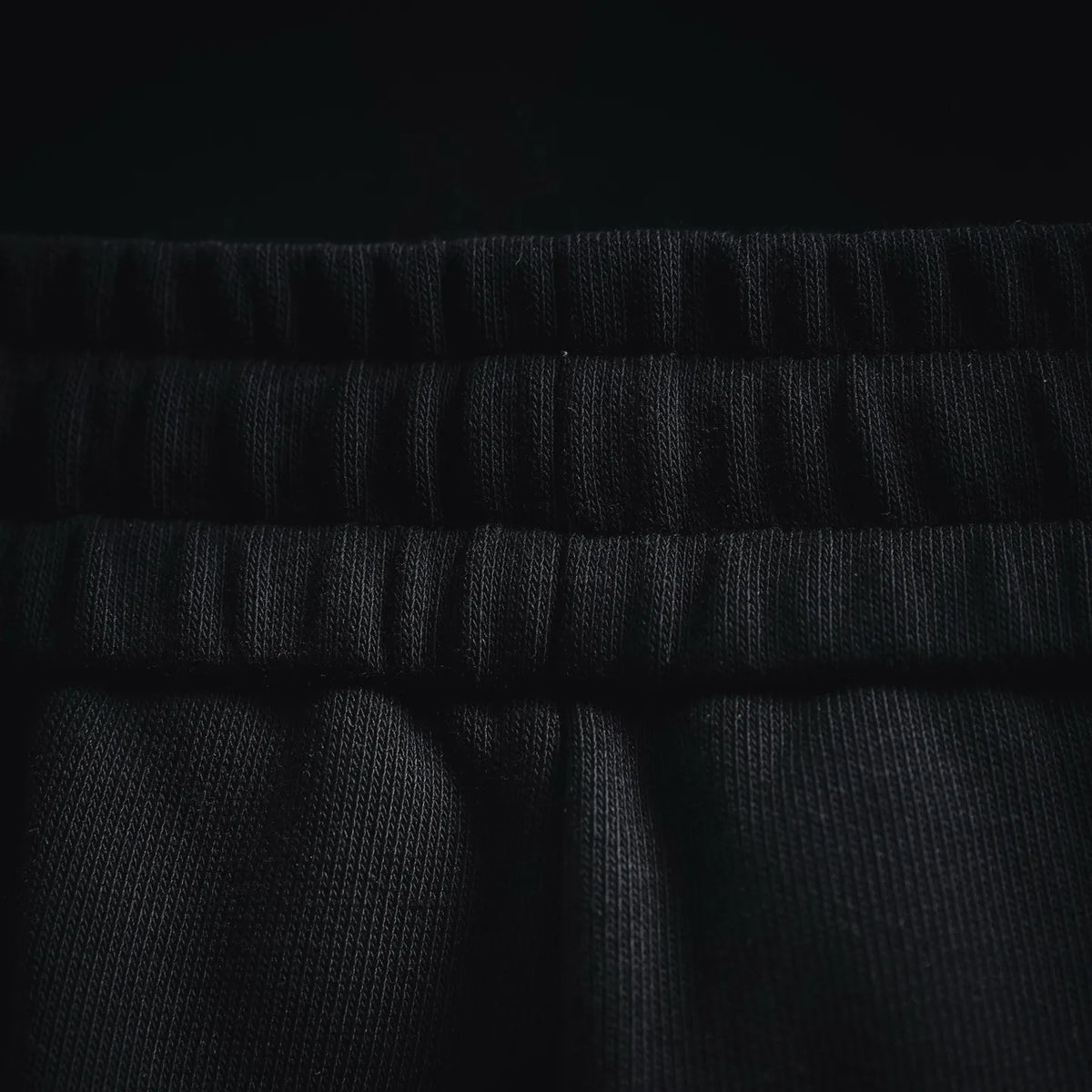 Dior black elastic waistband with ribbed texture
