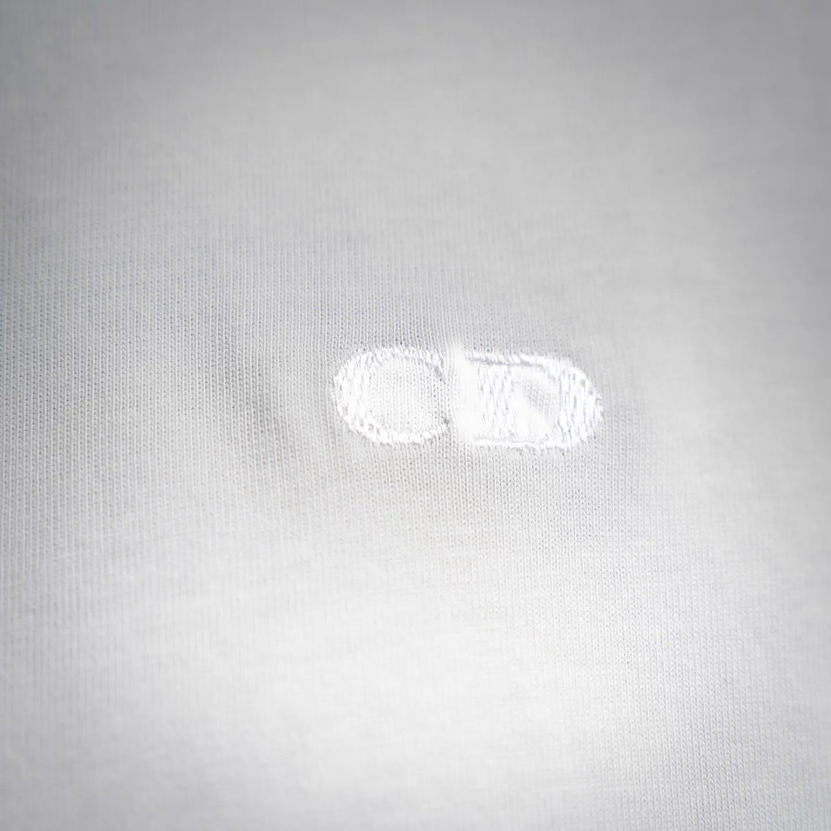 White t-shirt Dior logo detail on the chest