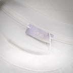 White t-shirt interior neck label with Dior branding