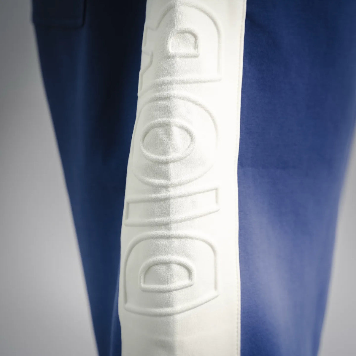 Dior blue shorts with white Dior logo side panel