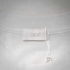 Dior size label inside white T-shirt neckline