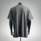 Dior short-sleeve T-shirt back view, dark gray crew neck