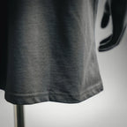 Dior dark gray T-shirt hem with stitched bottom