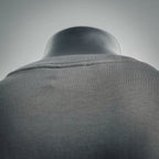 Dior dark gray crew neck collar ribbing close-up