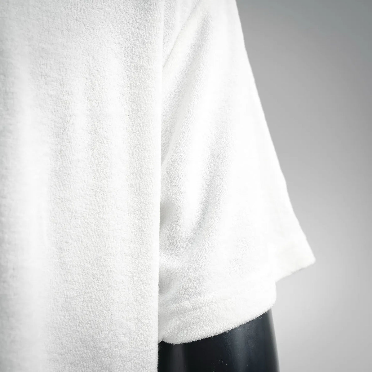 White Christian Dior short-sleeve T-shirt fabric and side seam detail