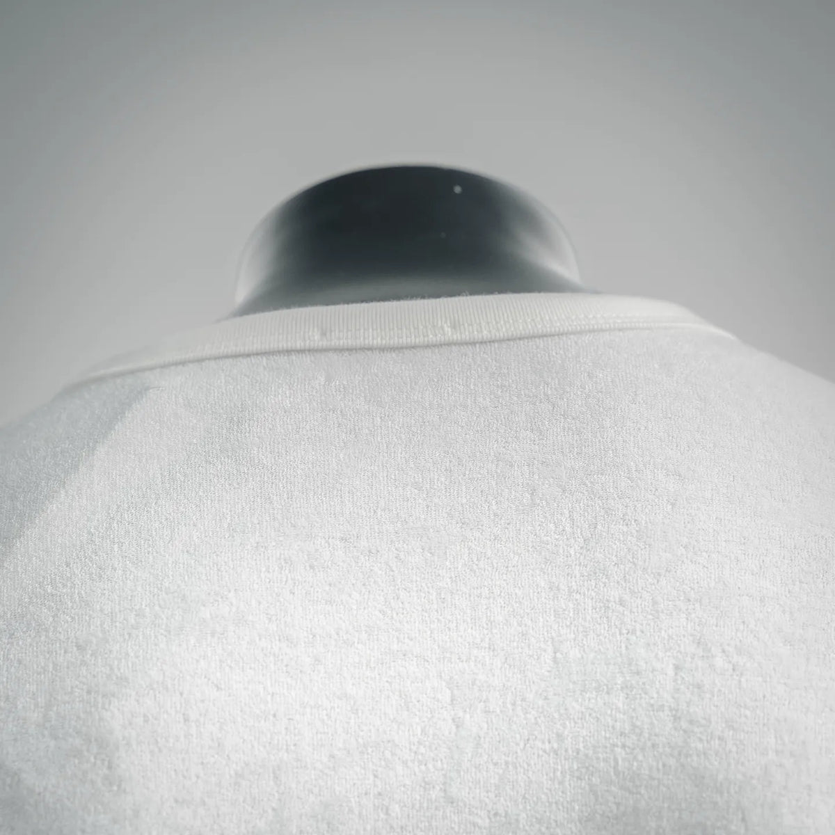 White Christian Dior T-shirt back neckline with subtle collar seam