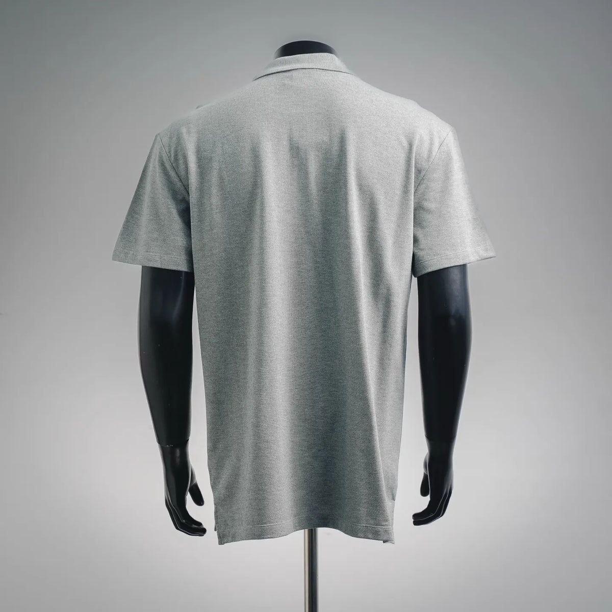 Dior gray short-sleeve polo shirt, back view