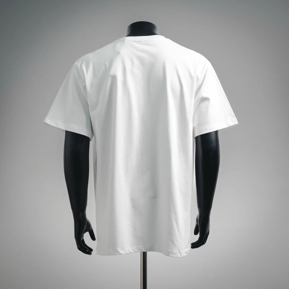 Men's white Dior T-shirt, plain back with crew neck and short sleeves