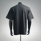 Dior crewneck short-sleeve T-shirt, back view in dark fabric