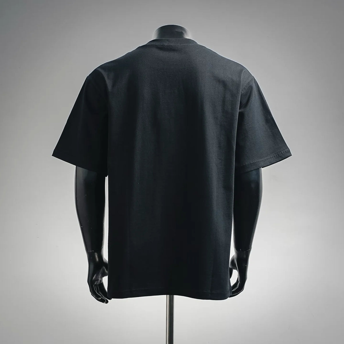 Fendi short-sleeve T-shirt, black, plain back view