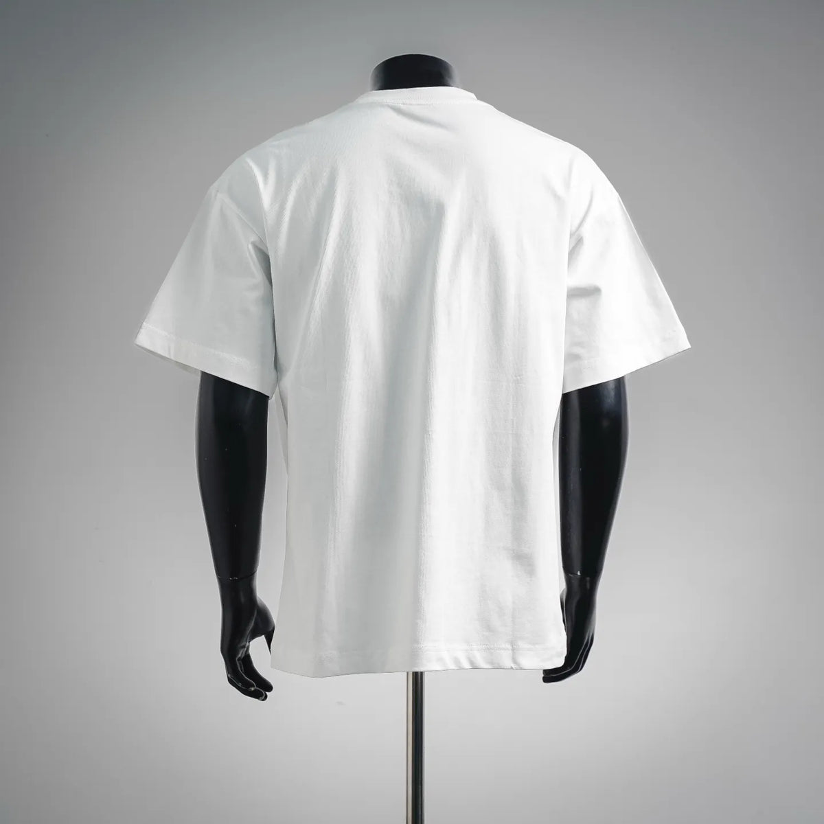 Fendi short-sleeve T-shirt, white crew neck, back view