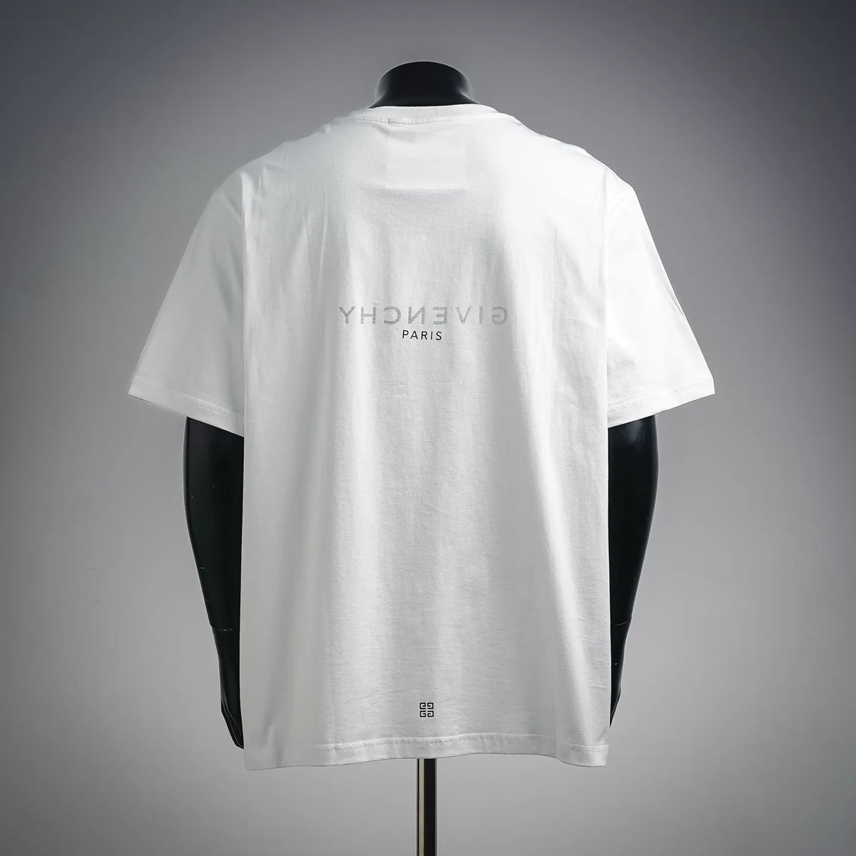 White Givenchy T-shirt with back GIVENCHY PARIS logo