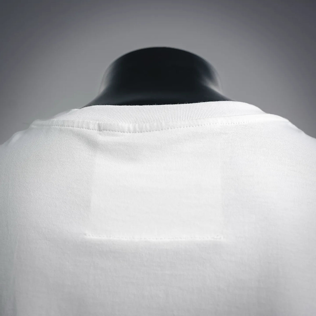 White Givenchy T-shirt neckline and collar detail