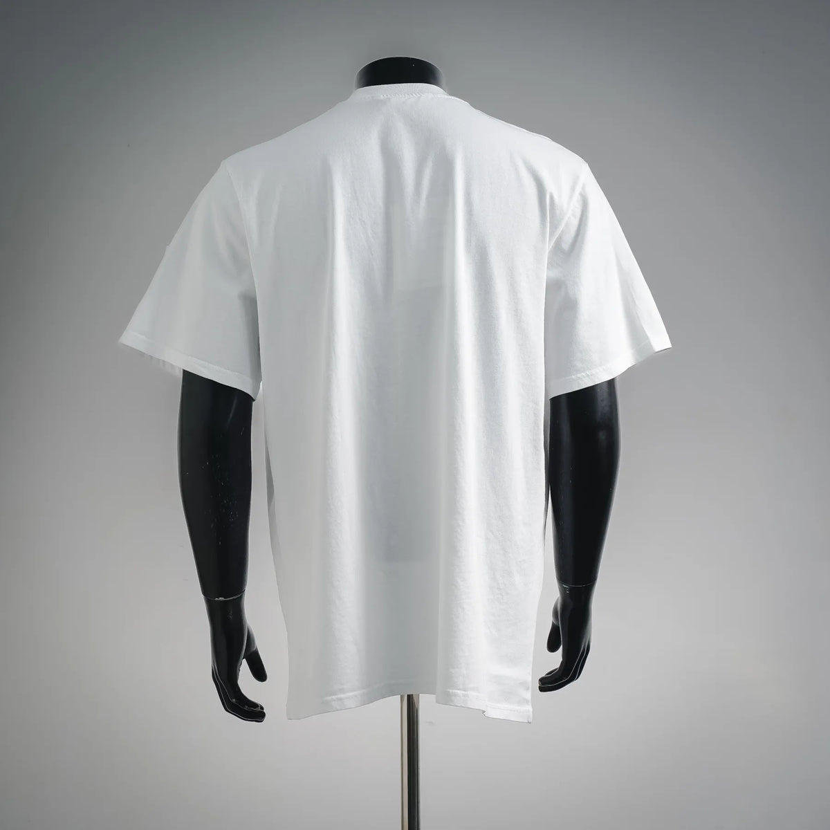 Moncler white crew-neck T-shirt, back view