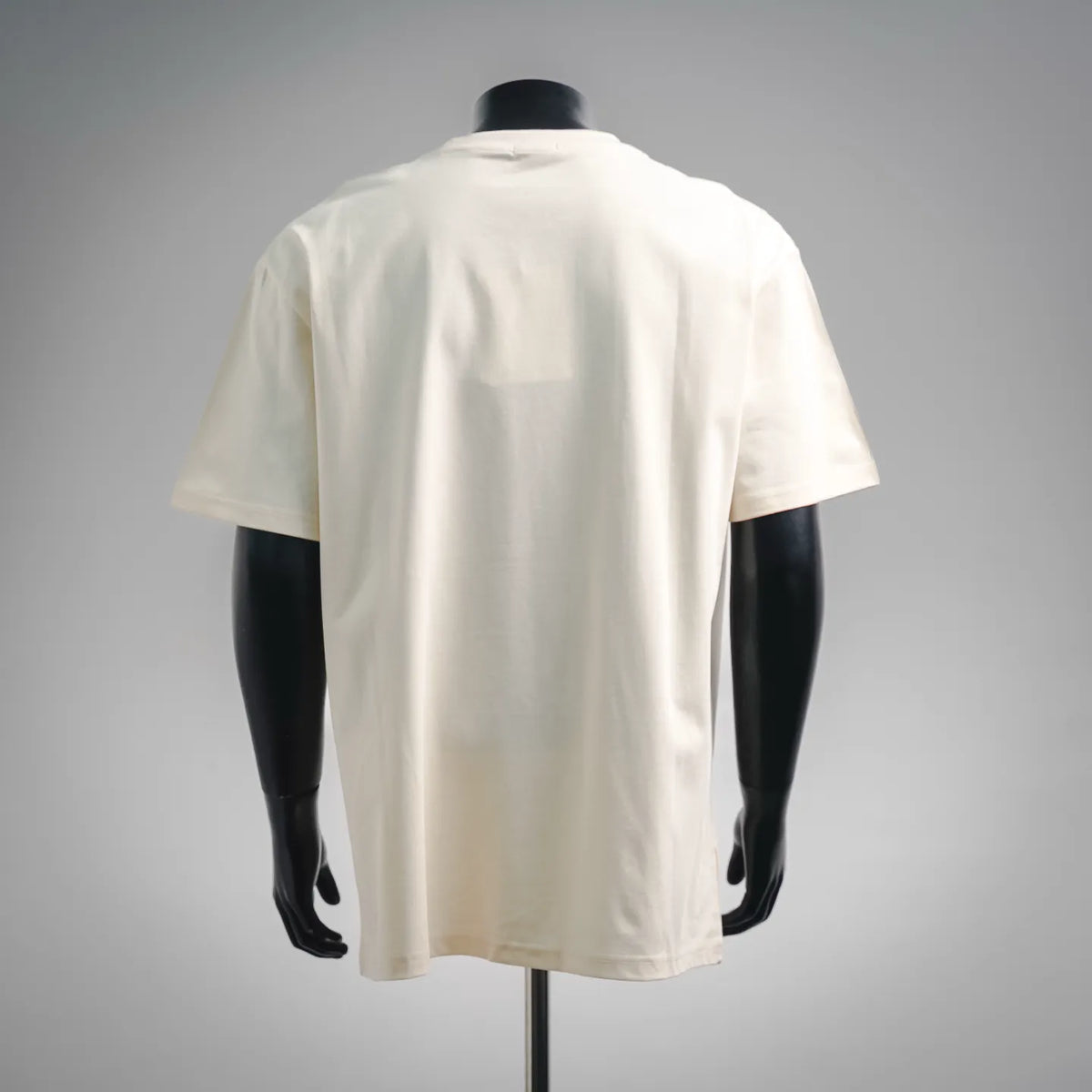 Moncler off-white short-sleeve T-shirt, plain back