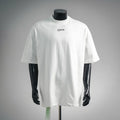 Off-White off-white short-sleeve T-shirt with small OFF logo on chest