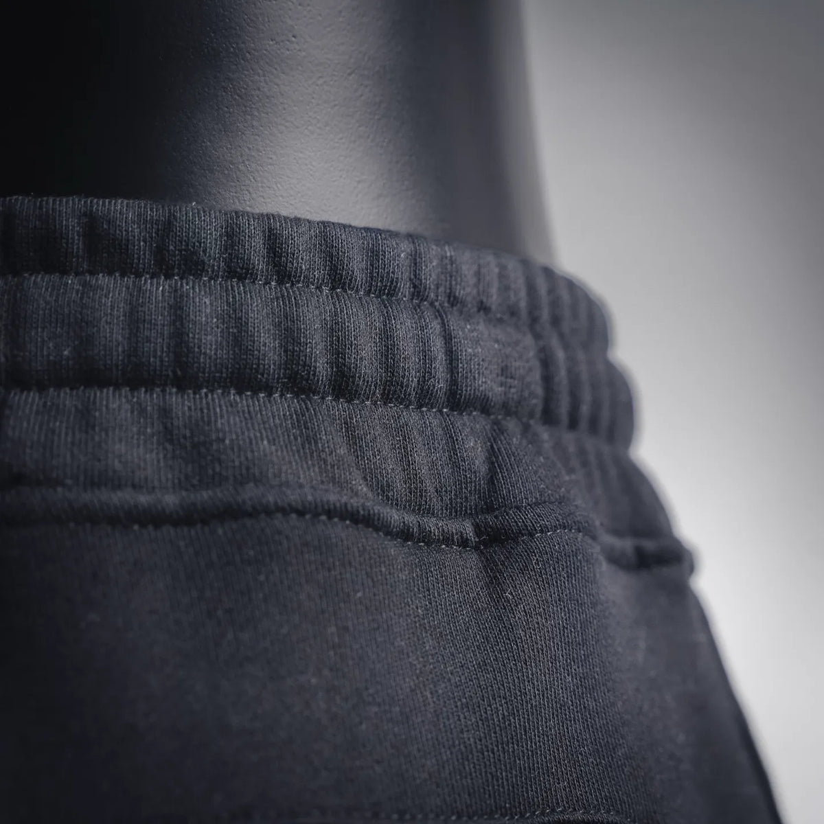 Stone Island dark elastic waistband with drawstring channel