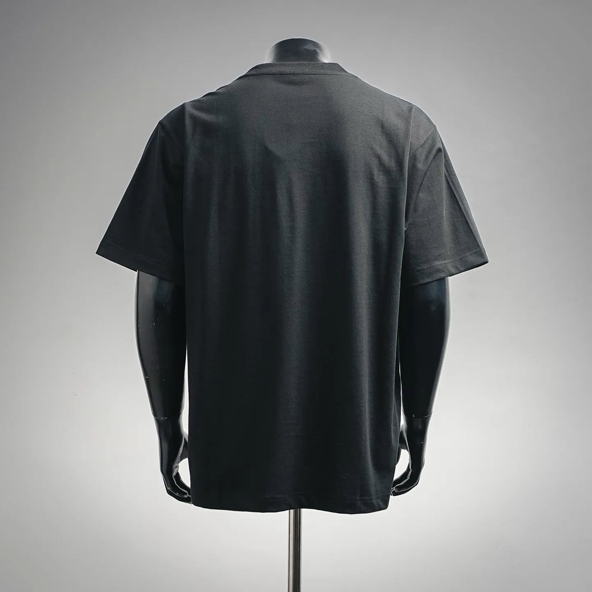 LOEWE black short-sleeve T-shirt from back view