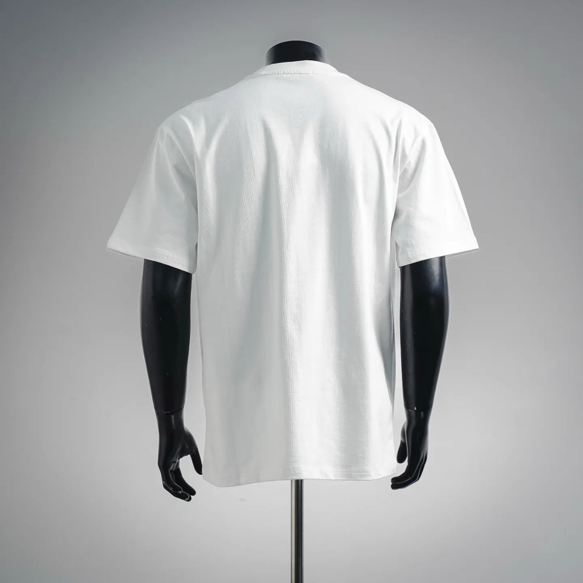White LOEWE short-sleeve T-shirt, plain back view