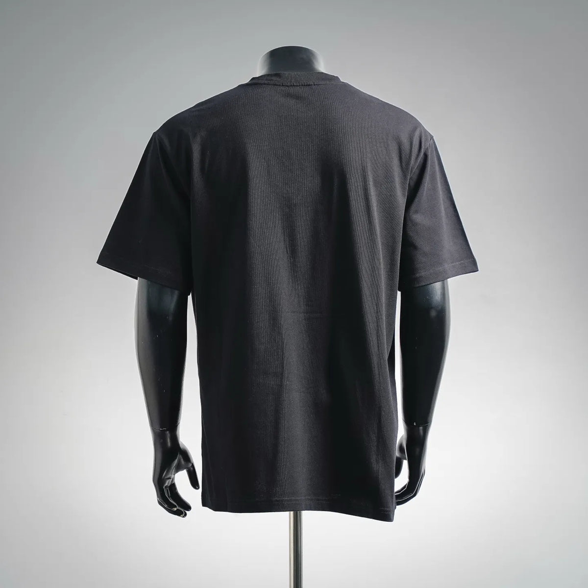 LOEWE graphic T-shirt, dark short-sleeve top from back view.